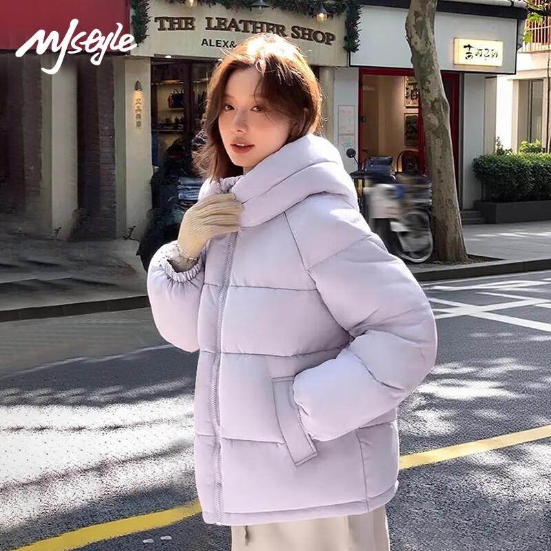 MJ STYLE Women's Hooded Winter Parka Jacket