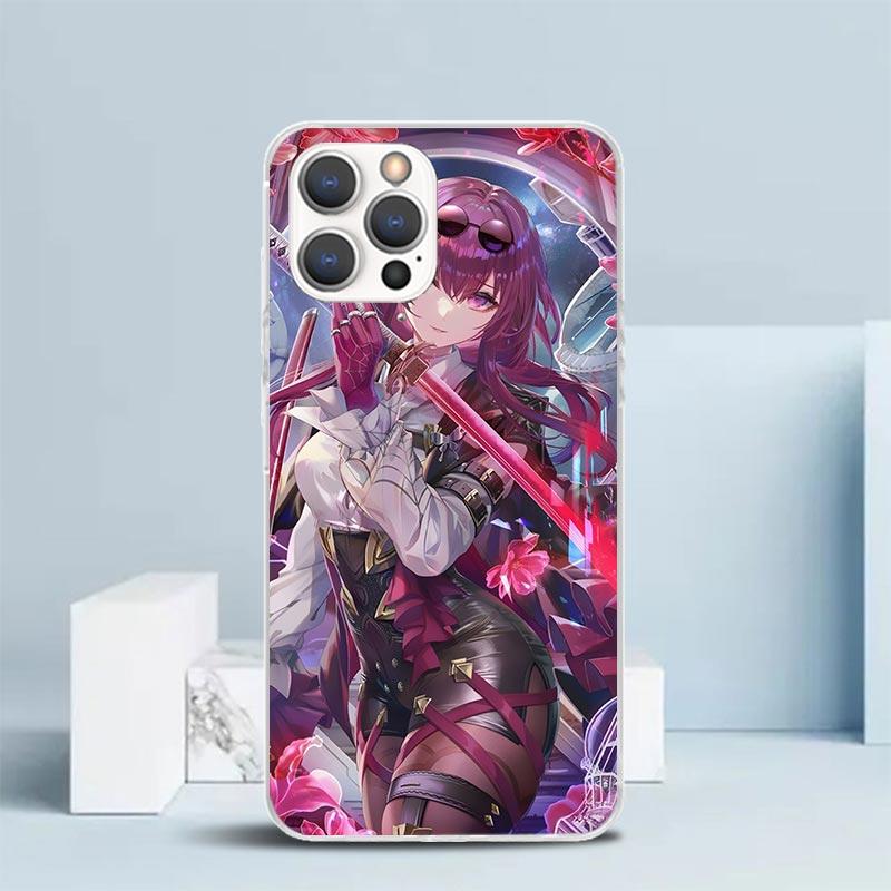Honkai Star Rail Kafka Soft Cover for iPhone 16 17 Air 15 14 Pro Max 16E Phone Case 13 Mini 12 11 7 SE 8 Print Pattern Fit Cases