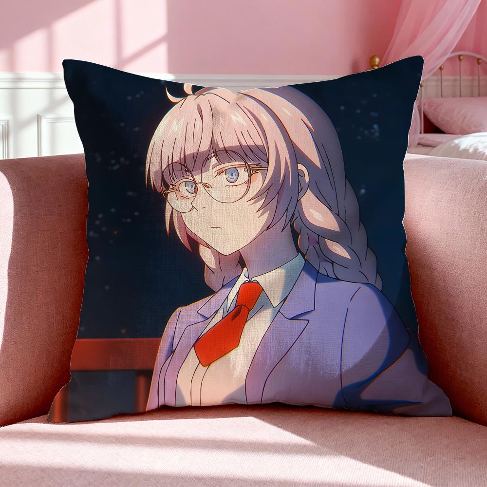 Anime C-Call Of The Night Cushion Cover Breathable Linen Pillowcase Summer Odorless Eco-Friendly Invisible Zipper Washable