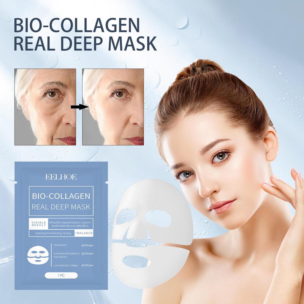 Kollagenmaske Reparatur Barriere Straffende Hautberuhigende Maske Porenverfeinernde Anti-Falten Feuchtigkeitsspendende Maske