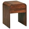 Bedside Tables Nightstand 41.5X42x52 Cm Solid Acacia Wood