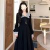 Dress Women's High Waist Skirt Tide Age Reduction College Dress Medium and Long Skirt Large Size Skirt Tide