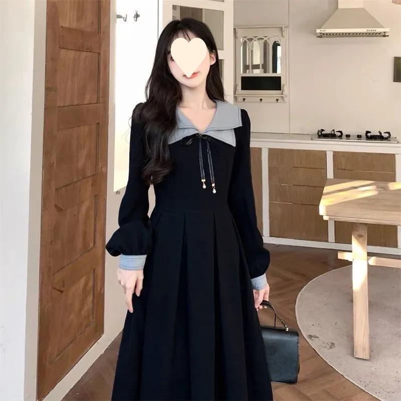 

Dress Women s High Waist Skirt Tide Age Reduction College Dress Medium and Long Skirt Large Size Skirt Tide M