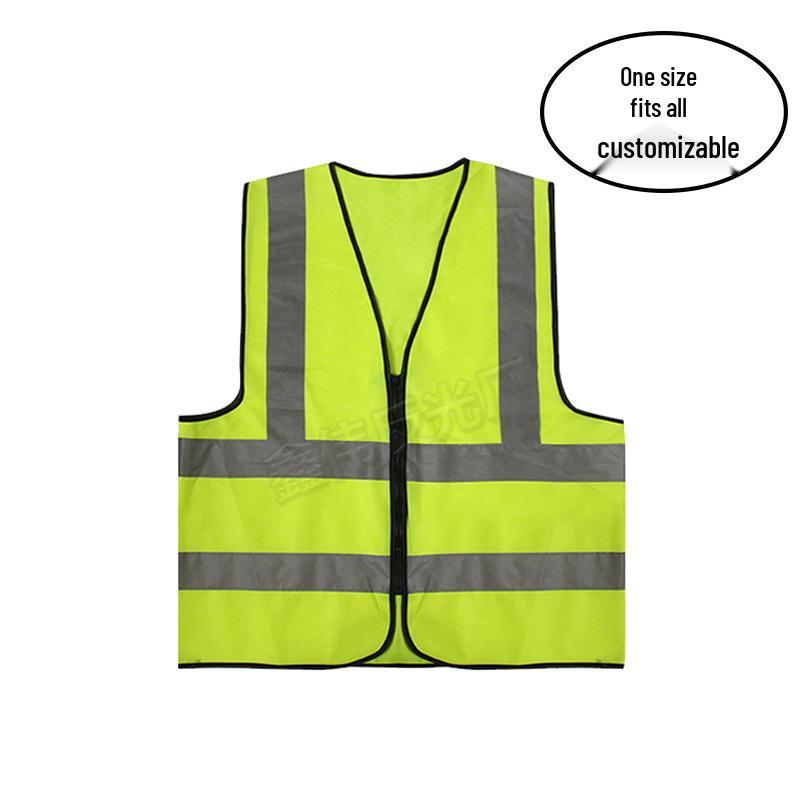 High-Visibility Reflective Safety Vest for Traffic and Construction Workers