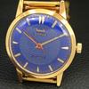 OROLOGIO DA UOMO INDIANO VINTAGE HMT SONA A CARICA MANUALE QUADRANTE BLU a443367-1