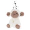[Apricot Lamb] Cute Soft Animal Keychain Plush Toy, Suitable for Men and Women, for Backpacks and Wallets, 13cm