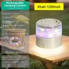 Retractable Camping String Lights 10M, 12 Lighting Modes 1200mAh USB Rechargeable Portable Outdoor Fairy Lamp