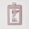 Color Printed Leather ID Card Holder with Lanyard