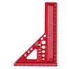 3D Multi Angle Measuring Ruler Metric Aluminum Alloy 22.590 Degree Woodworking Square Carpenter