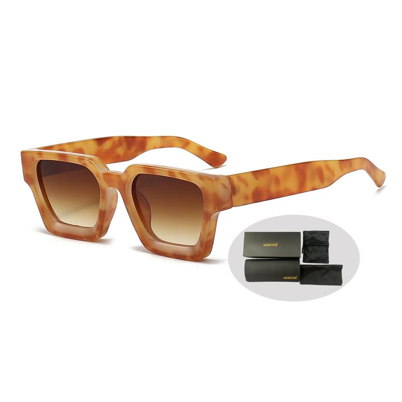 New European and AmericanTrendy Oversized Square Sunglasses for Men and Women Thick Frame Fashion Eyewear