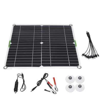 200W Solární Panel Kit 12V Nabíječka Baterií 100A S Regulátorem Obytný Vůz Loď Solární Napájecí Systém Baterie pro Domácnost Venkovní Kempování