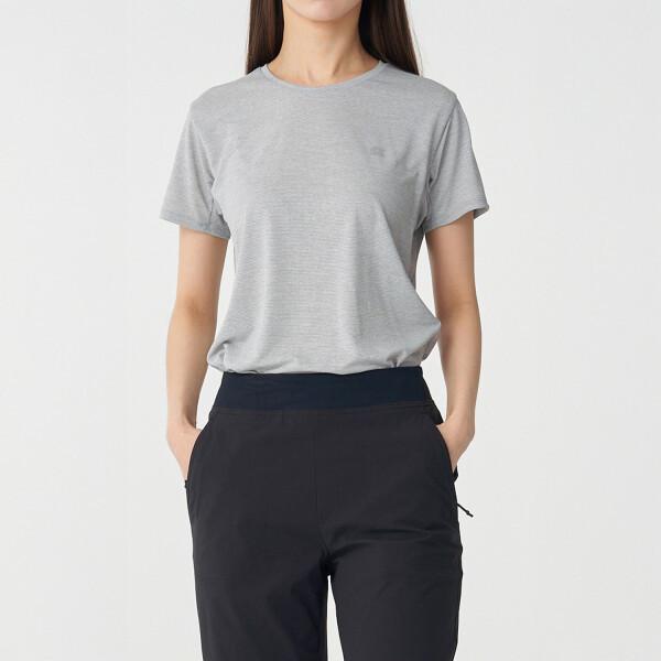 

Kolon SporTS Women S Hiking ShorT Sleeve T ShirT jkTcm25302lml Light melan/85