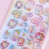 2/4Pcs Cute 3D  Embossed Stickers For Scrapbooking Craft Supplies Diy Phone Case Decoration