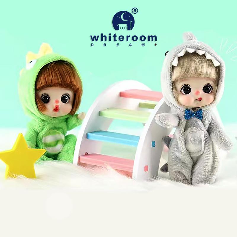 Ob11 Bjd Puppenzubehör Bett Body Obitsu 11 Kleidung Puppen für Mädchen Jungenspielzeug Baby Kawaii Anime Spielzeugartikel Pyjama Miniatur