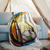 Baseball Theme Printed Blanket - Perfect for Couch, Bed, Travel & Outdoor Use | Machine Washable, Cozy & Durable.