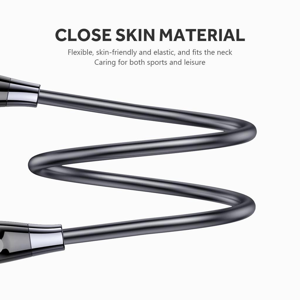 A12 Wireless Neckband Headphones: Half In-Ear, Long Standby, Card Slot, Sports Model
