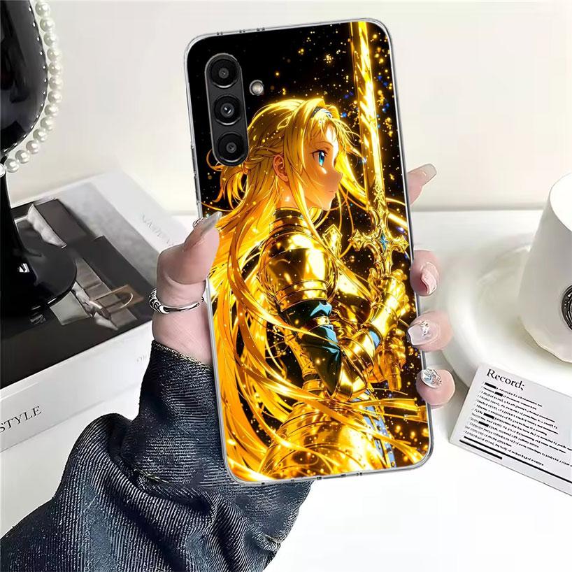 Sword Art Online Yuuki Asuna Phone Case For Samsung Galaxy A13 A14 A15 A16 A17 A53 A54 A55 A56 A57 A33 A34 A35 A36 A37 A23 A24 A