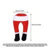 Santa Claus Legs Christmas Tree Decorations Plush Elf Leg Ornaments Holiday Door Hanging Home Xmas Party Decor Supplies