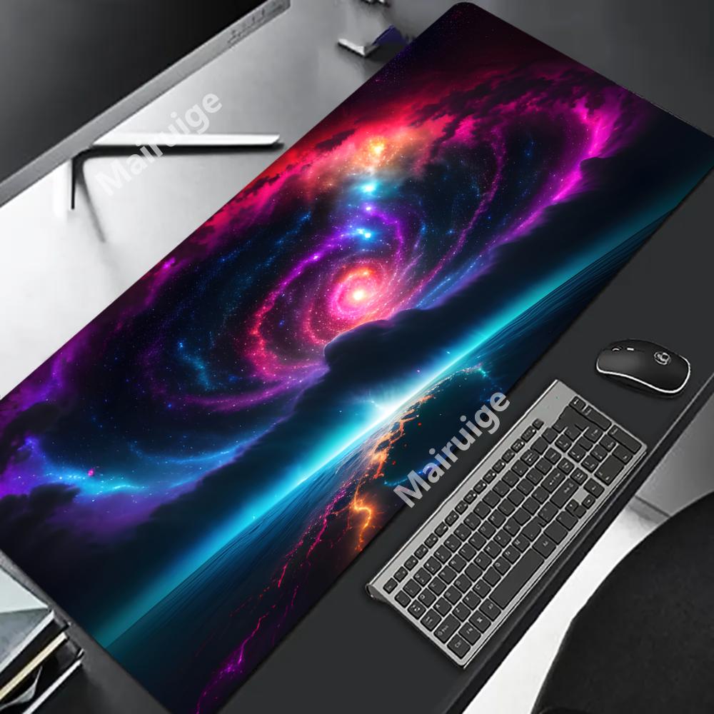 Galaxy Mouse Pad Large Computer Office Game Table Mats XXL Rubber Antislip Gaming Keyboard Mousepads Long Desk Pads x