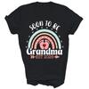 Bald Oma Werden Est 2026 Regenbogen Lustiges Unisex Shirt Geschenk