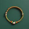 Dragon Boat Festival Lucky Five-Color Rope Zongzi Bracelets - 10-Pack