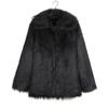 Women's Winter Fashion Casual Lapel Plush Mid-length Coat