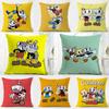 Classic Cute Game CCuphead Cushion Cover Iceland Washable Linen Soft  for Daily Sofa Bed Home Room Decor