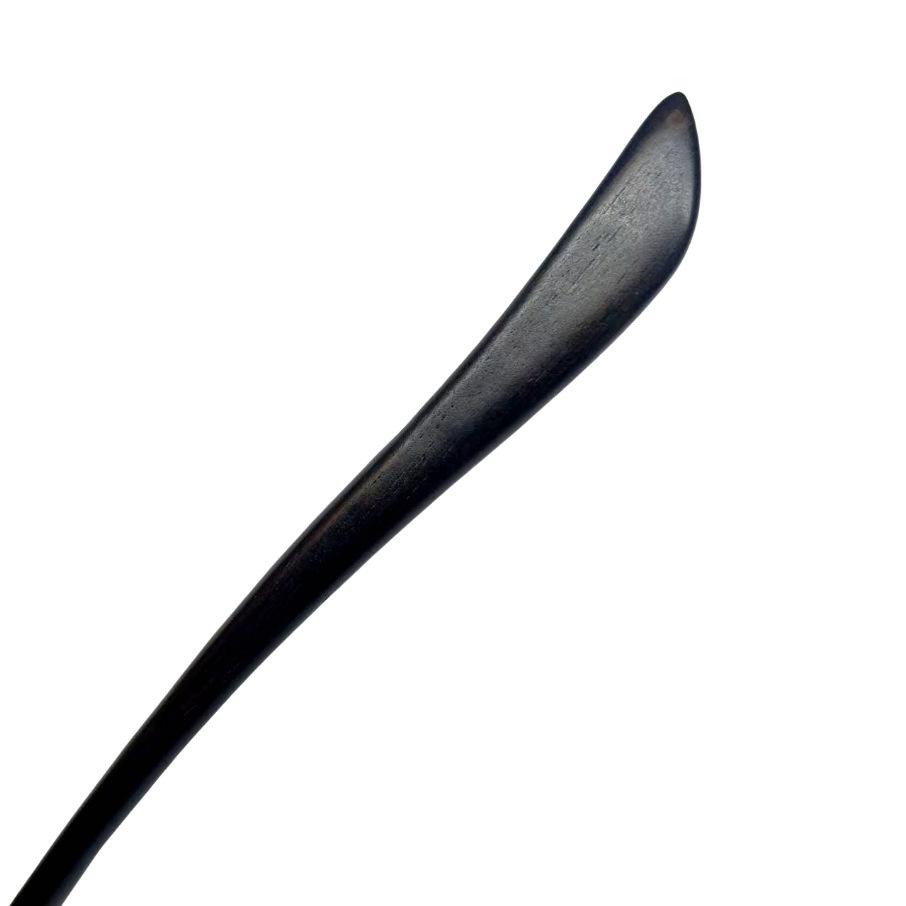 Black Sandalwood Openwork Hairpin – Wooden Chinese-Style Hair Accessory