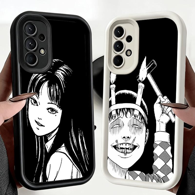 Phone Case for Samsung Galaxy A17 A16 A15 A14 A13 Japanese Horror Anime A56 A36 A26 A55 A35 A25 A54 A34 A24 A53 A33 A23 A07 A06