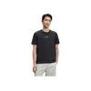 Li-Ning Fitness Series Simple Solid Color Round Neck Pullover Short Sleeve T-Shirt Men Tops Black ATSV115-1