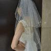 Short Wedding Veil for Bride White Bridal Veil Bachelorette Party Veil Headpiece Engagement Event Formal Veil Headdress