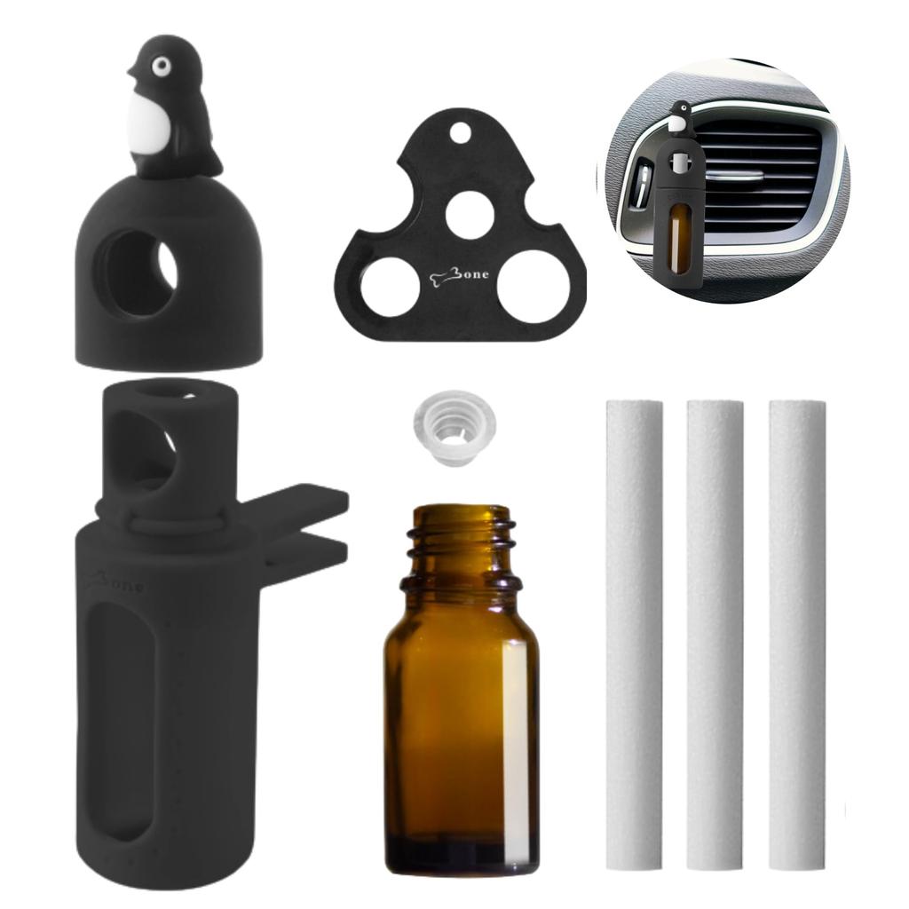 NEW BONE Car Aroma Silicone Cover Clip Aroma Holder Car Refill