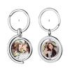 Creative Rotating Double Sided Blank Thermal Transfer Keychain Accessories G