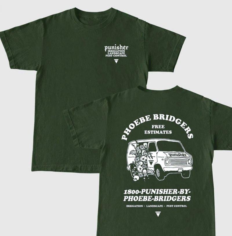 

2sides Phoebe Bridgers Punisher shirt, Phoebe Bridgers Tour 2023 3XL