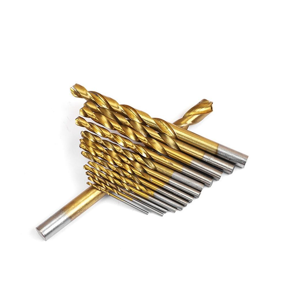 Kjøp 99PCS HSS Twist Drill Bit Set 1.510mm Titanium Coated Surface 118