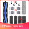 BAAJ-For ECOVACS DEBOT X8 PRO Omni Robot Vacuum 14Pcs Accesories Kit With Brush Roller Mop, Side Brushes, Filters And Dust Bags