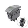 1PCS Self-locking 12V/220V Modified RV Yacht Switch Boat Rocker Switch Headlight Switch