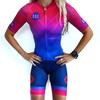 Combinaison Maillot de Cyclisme Tres Pinas pour Femmes, Combinaison Courte de Triathlon, Maillot d'Été, Ensemble Maillot de Vélo, Vêtements de Vélo