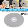 Diamond Coated Flat Lap Disc for Crystal Agate Jewel Polishing 4 80 2000# Grit