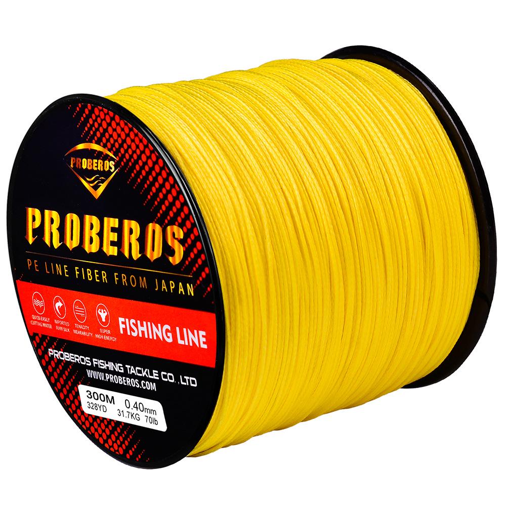 9-Strand 300m PE Braided Fishing Line for Rock and Sea Fishing