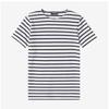 SainT James Kids T shirT Modern sTripe 2068 Ecru Marine