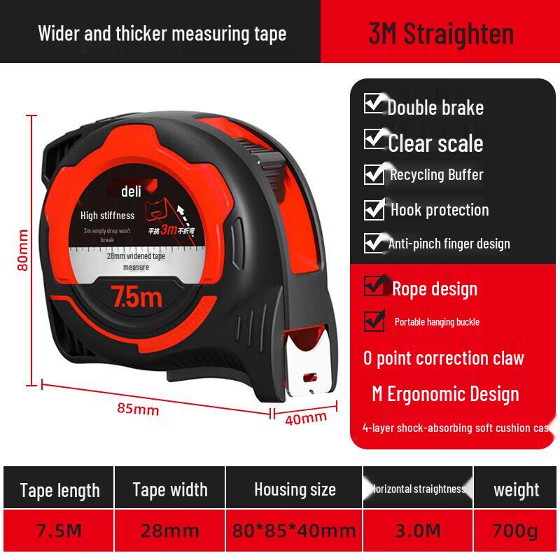 Deli Steel Tape Measure