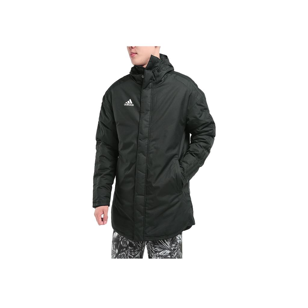 Adidas Jkt18 Standard Parka Zipper Warm Cotton Jacket Winter Men Jacket Black BQ6594