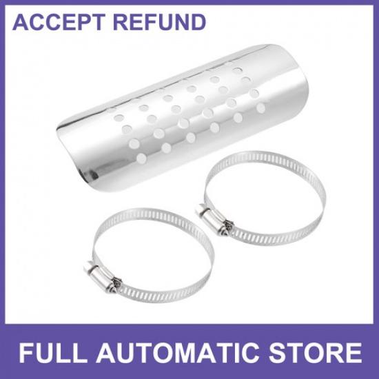 1Set Motorcycle Exhaust Heat Shield Pipe Shield Cover Heel Guard