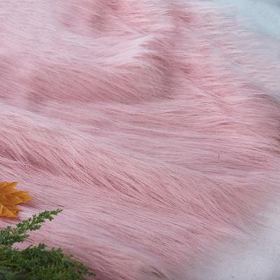 1 Meter Luxury Long Hair Faux Fur Fabric Pile Plush Fluffy Fabric For Display Photography Background Props Home Decor
