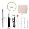 Punch Needle Adjustable Embroidery Starter Tools for Kids and Adults Beginners Gifts DIY Embroidered Art Craft  Accessory