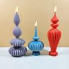 Large DIY Vase Shaped Candle Silicone Mold Roman Column Candle Silicone Mold Table Lamp Shaped Resin Gypsum Silicone Mold