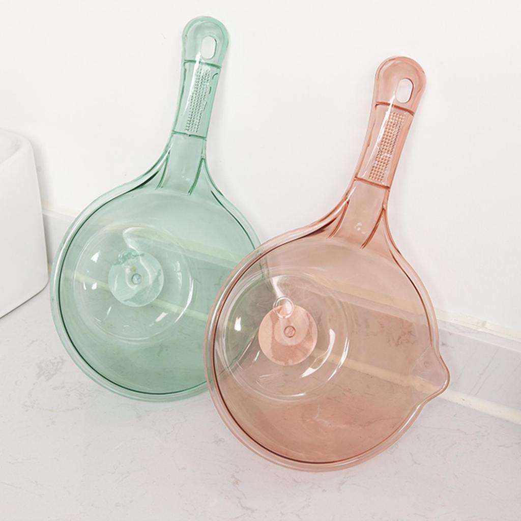 Water Dipper Fruit Vegetable Cleaning Long House Ladle for Garden , Pink
