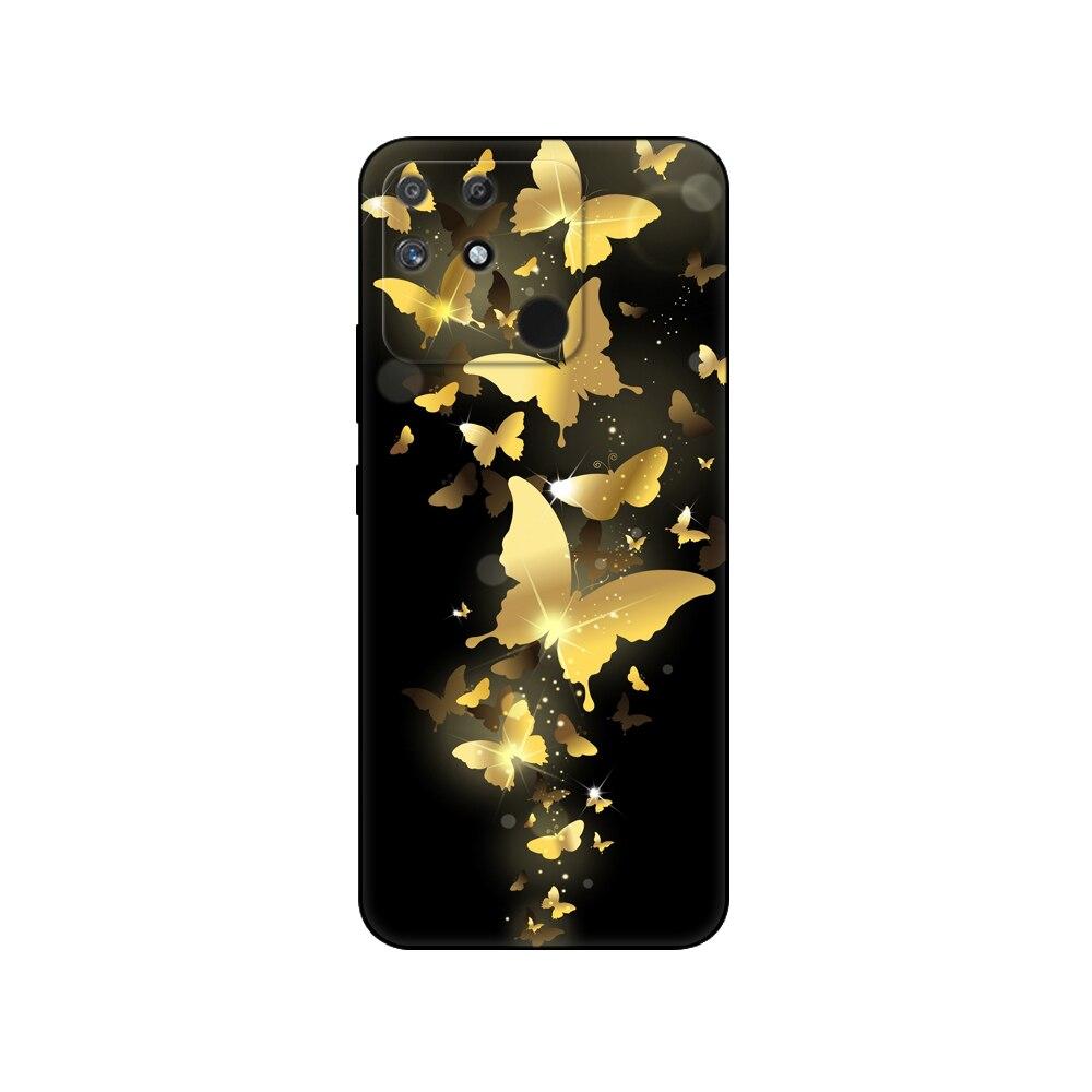 

Для Realme Narzo 50A чехол 6,5 дюймов силиконовая задняя крышка для OPPO Realme Narzo50A 50 A мягкий чехол RMX3430 чехол для телефона черный чехол из ТПУ Realme Narzo 50A