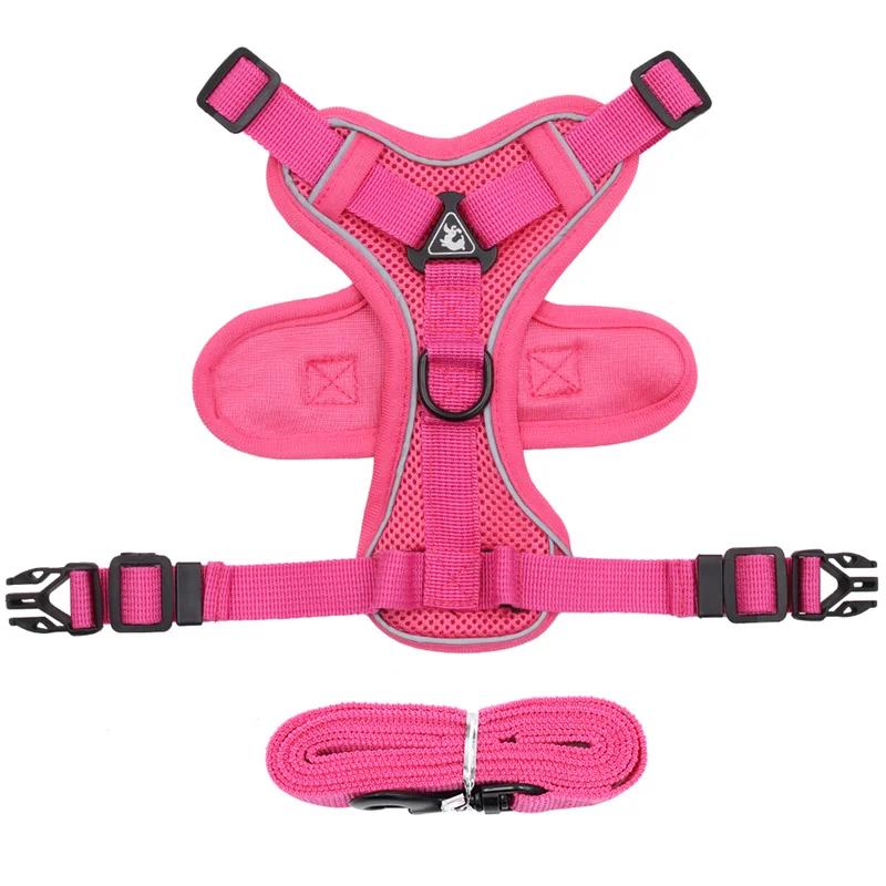 High Quality Fashion Cat Dog Harness and Leash Set Reflective Pet Harnesses Vest for Cats Small Dogs Pets Out Door Walk Supplies